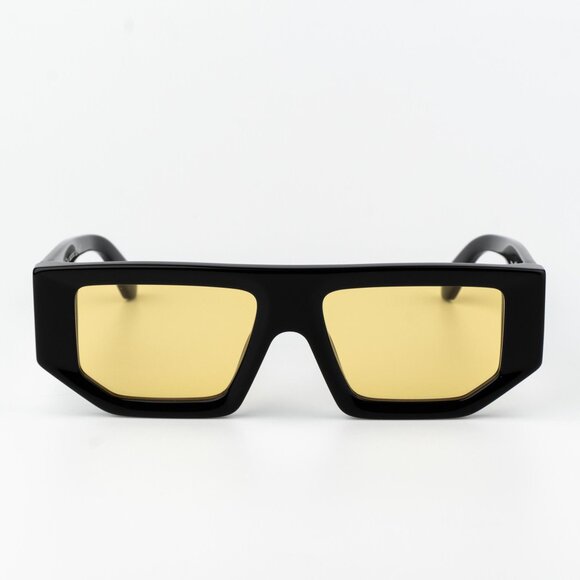 Off-White VANCOUVER Men Sunglasses Black Yellow Square OERI13F VANCOUVER 1018 - Picture 2 of 14
